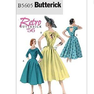 NEW Butterick B5605 dress pattern FF